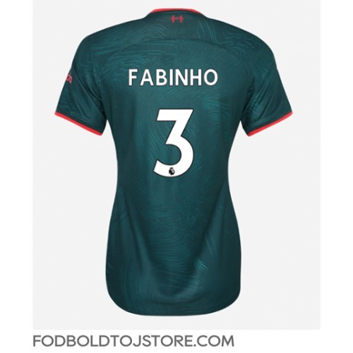 Liverpool Fabinho #3 Tredjetrøje Dame 2022-23 Kortærmet
